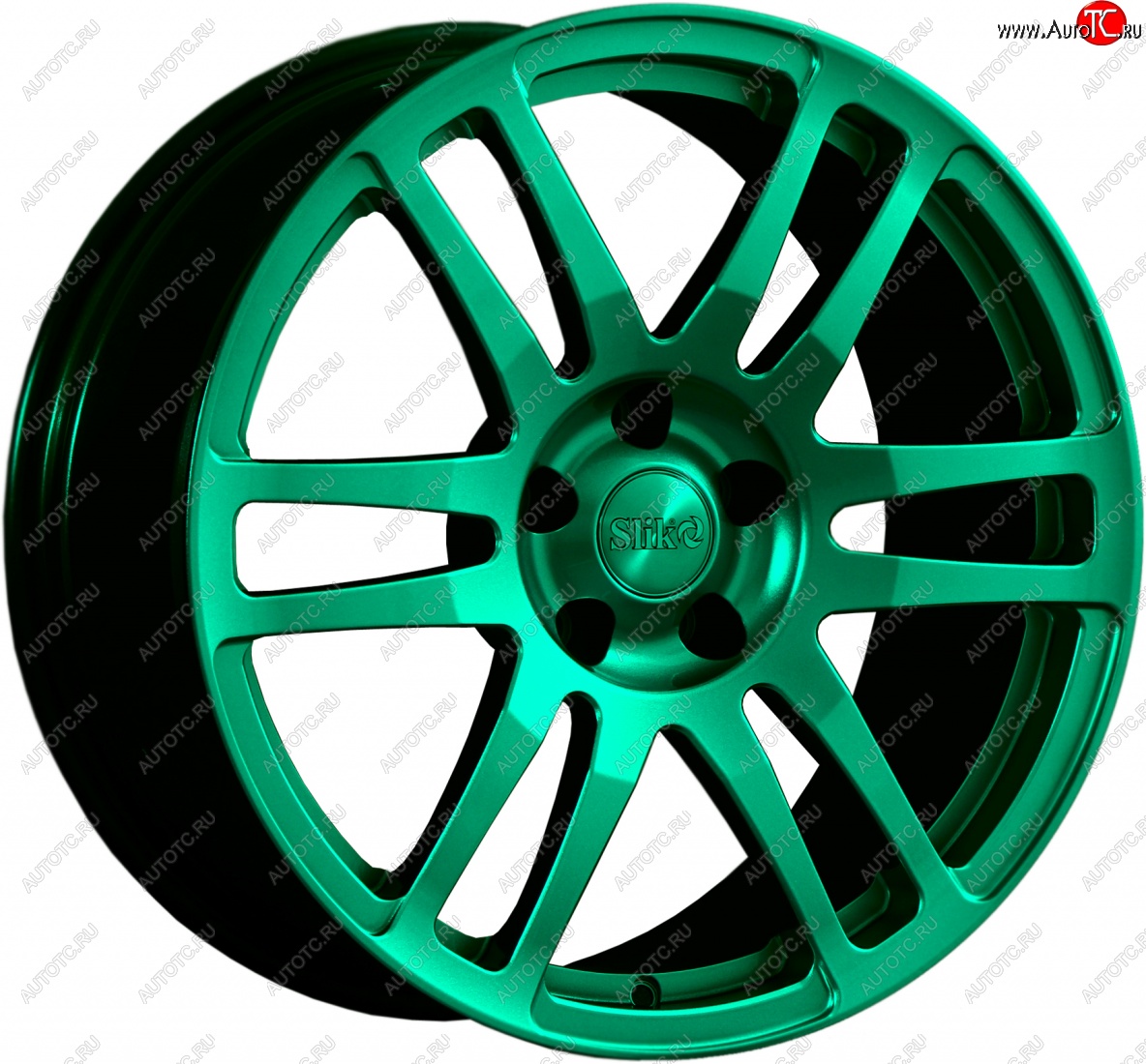 22 299 р. Кованый диск Slik Classic L-803 8.5x18   (Candy изумрудно-зеленый (Candy Green))  с доставкой в г. Пермь