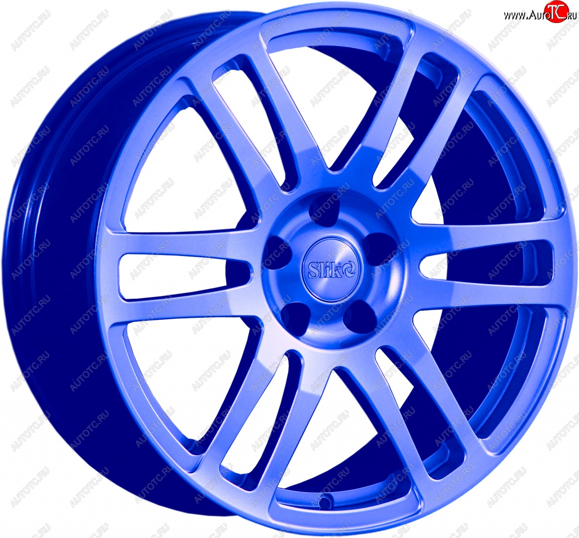 22 299 р. Кованый диск Slik Classic L-803 8.5x18   (Синий (BLUE))  с доставкой в г. Пермь