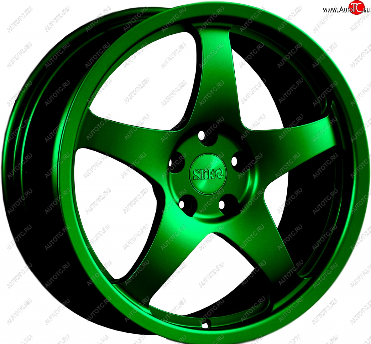 22 299 р. Кованый диск Slik Classic L-806 8.5x18   (Зеленый (GREEEN))  с доставкой в г. Пермь