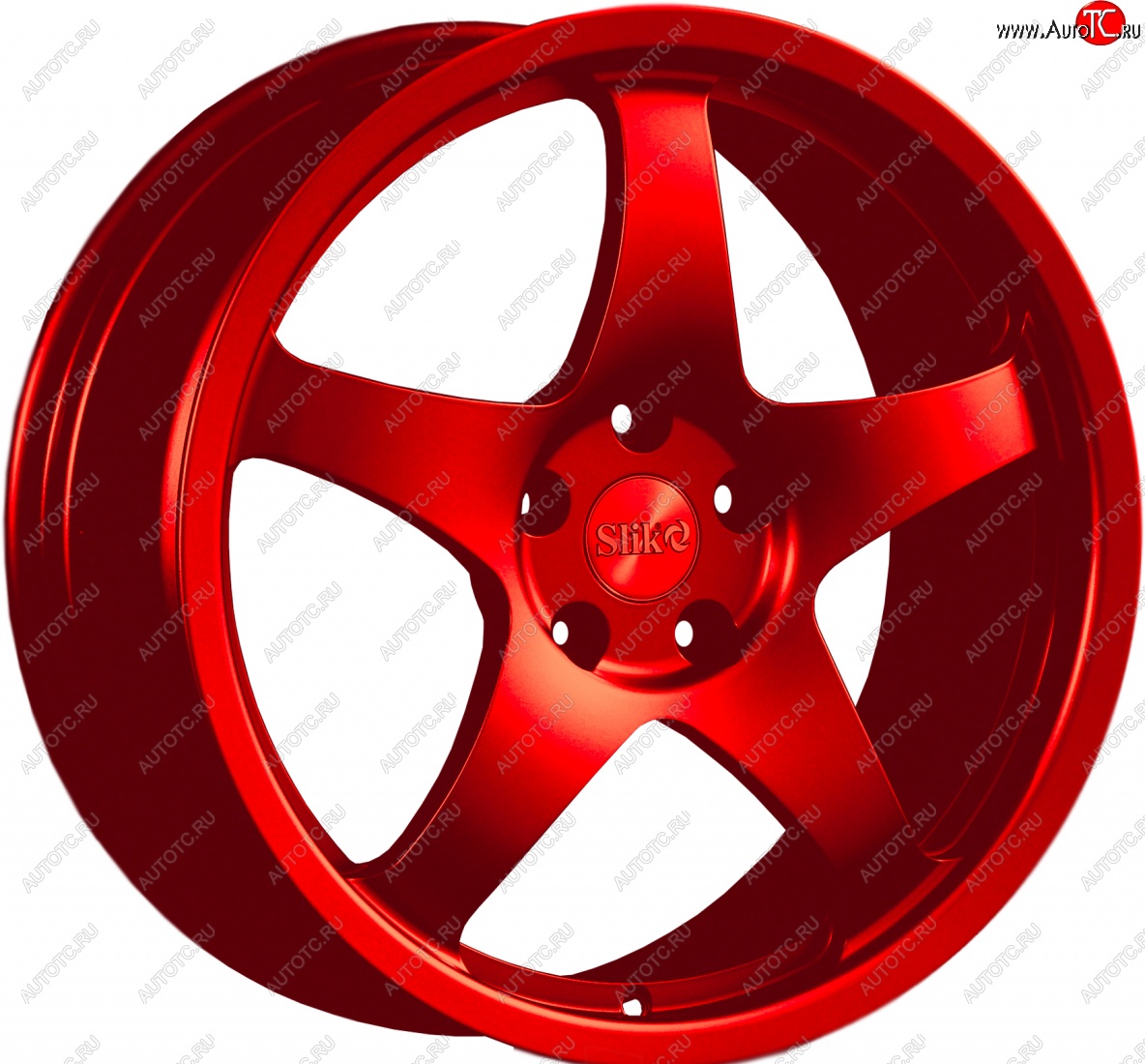 22 299 р. Кованый диск Slik Classic L-806 8.5x18   (Красный (RED))  с доставкой в г. Пермь