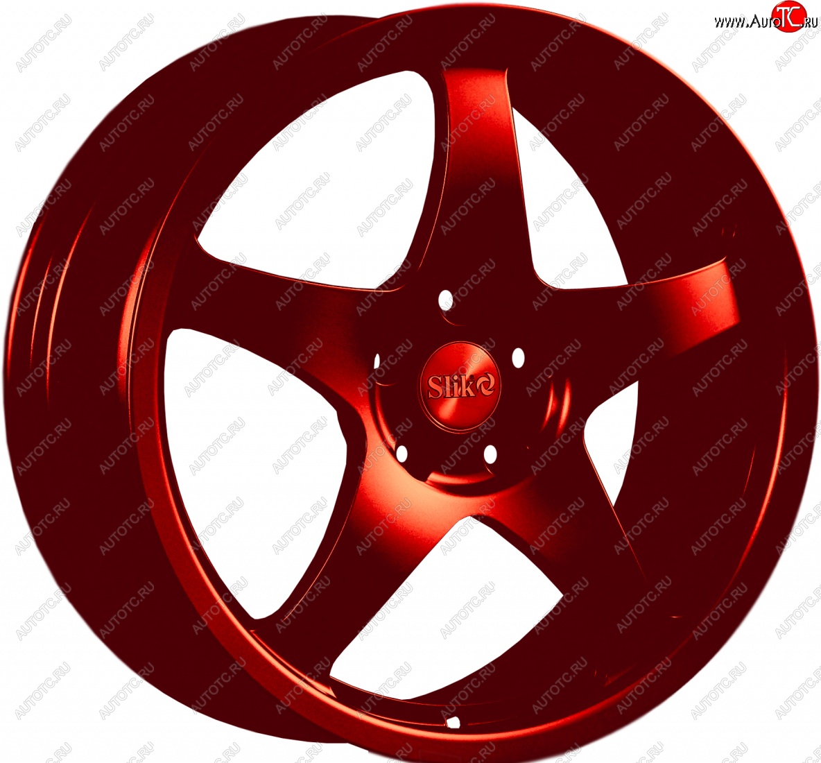 22 299 р. Кованый диск Slik Classic L-806 8.5x18   (Candy красный (Candy RED))  с доставкой в г. Пермь