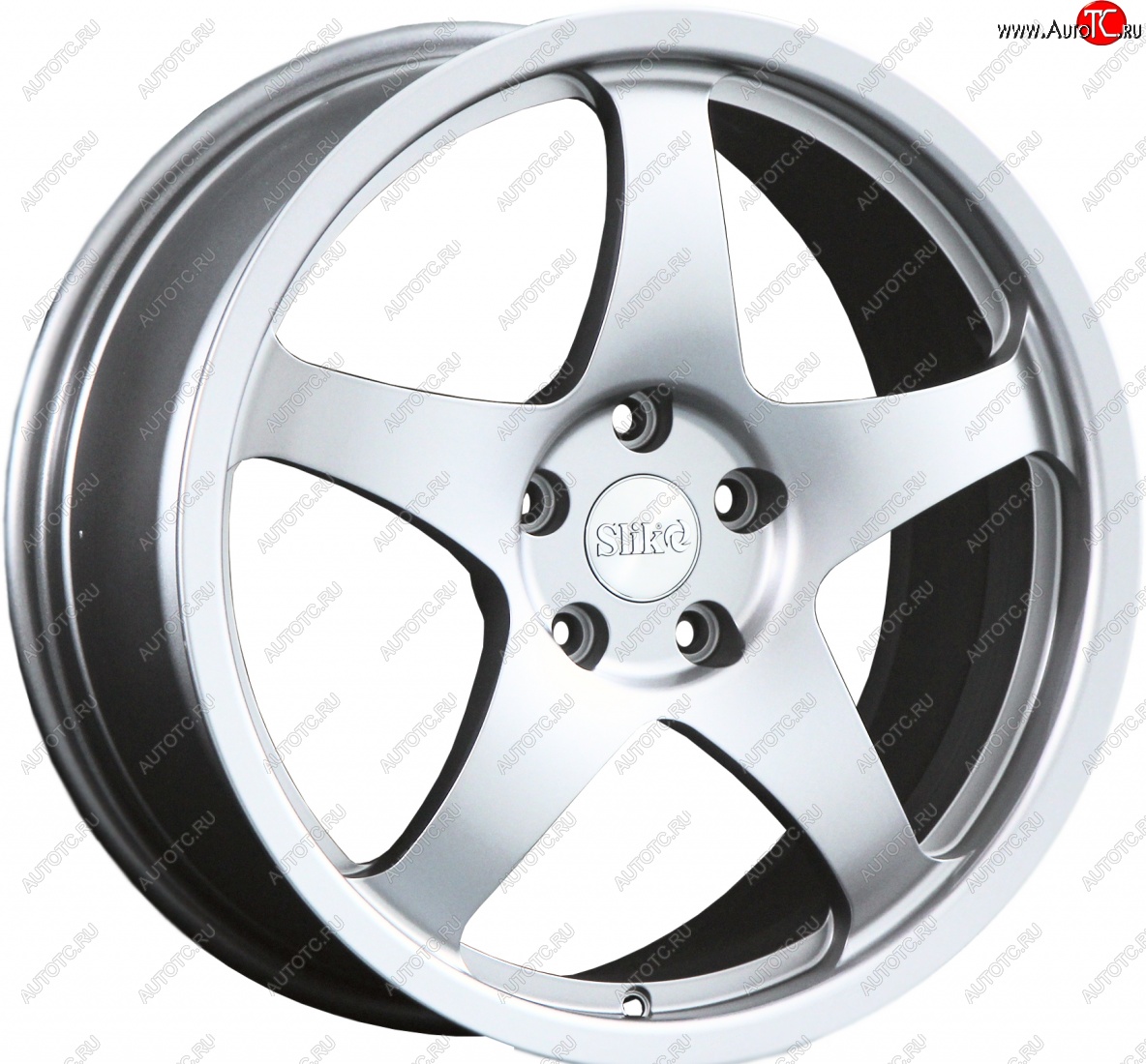 22 299 р. Кованый диск Slik Classic L-806 8.5x18   (Ярко блестящее серебро (HPB))  с доставкой в г. Пермь