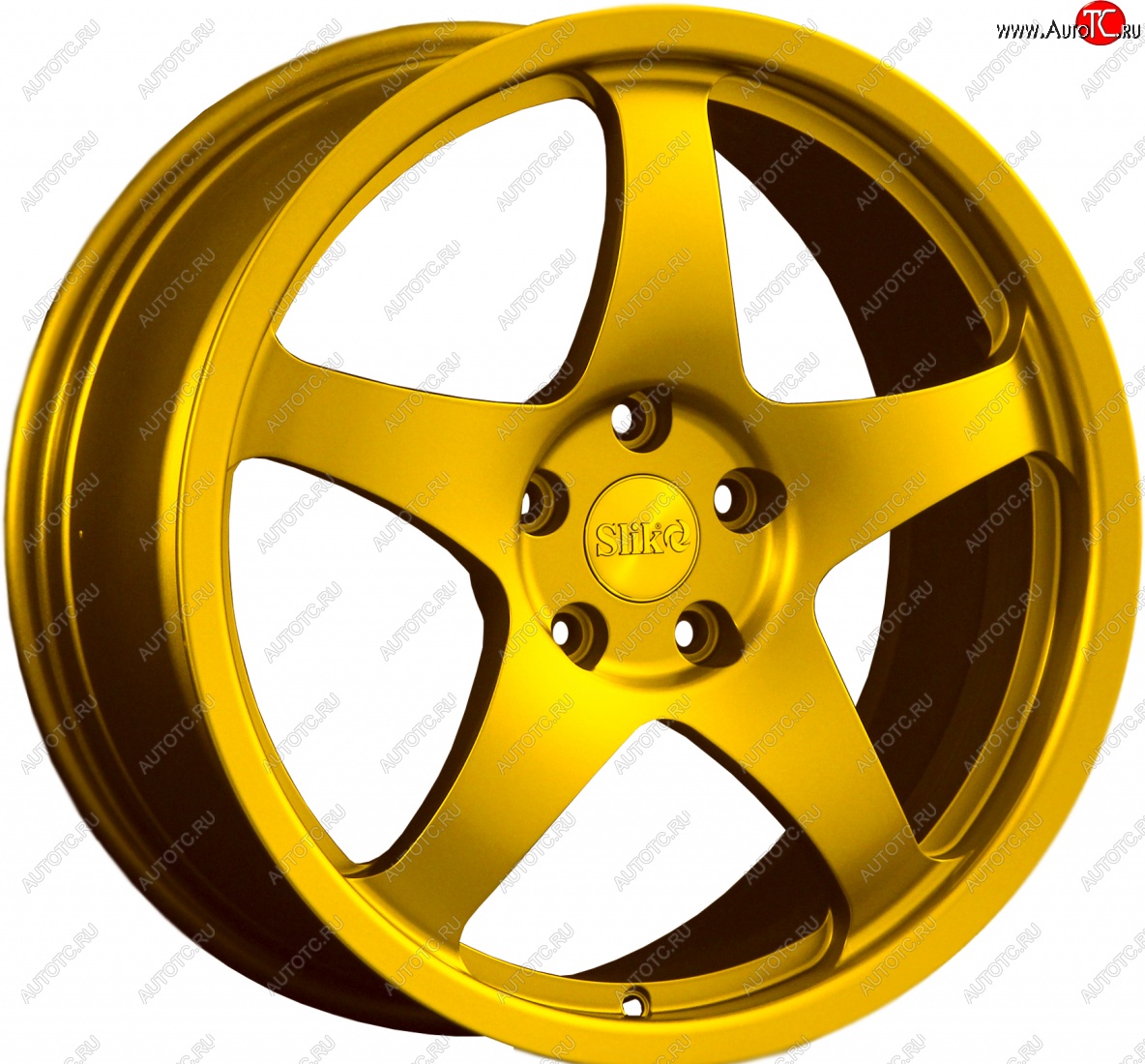 22 299 р. Кованый диск Slik Classic L-806 8.5x18   (Ярко желтый RAL1021 (YELLOW))  с доставкой в г. Пермь