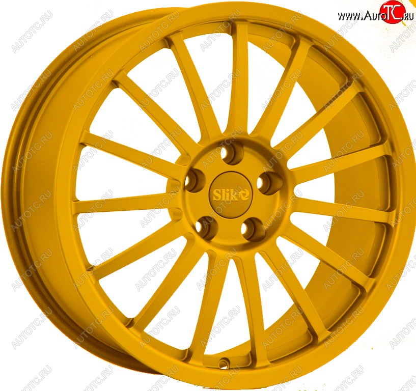 22 299 р. Кованый диск Slik Classic L-808 8.0x18   (Ярко желтый RAL1021 (YELLOW))  с доставкой в г. Пермь