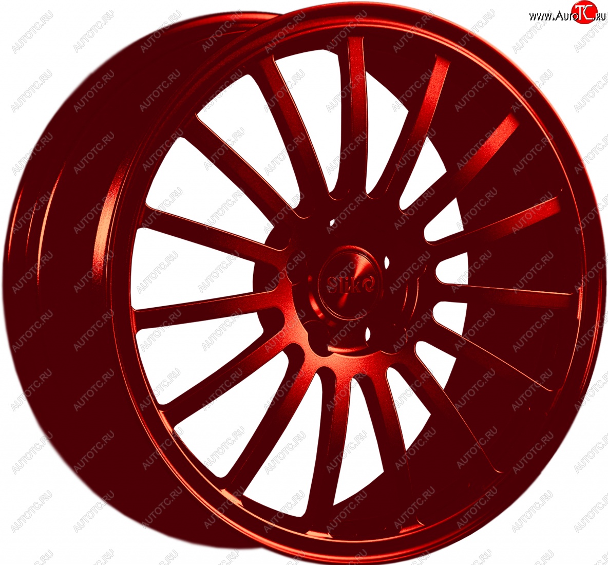 28 099 р. Кованый диск Slik Classic L-810 8.0x18   (Candy красный (Candy RED))  с доставкой в г. Пермь
