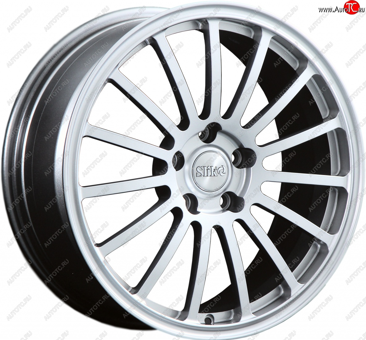 27 399 р. Кованый диск Slik Classic L-810 8.5x18   (Ярко блестящее серебро (HPB))  с доставкой в г. Пермь