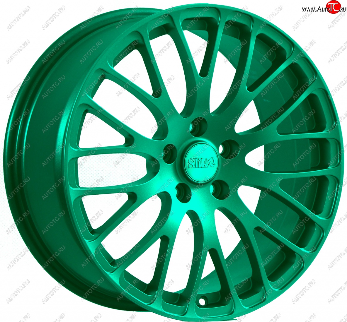 22 299 р. Кованый диск Slik Classic L-813 8.0x18   (Candy изумрудно-зеленый (Candy Green))  с доставкой в г. Пермь