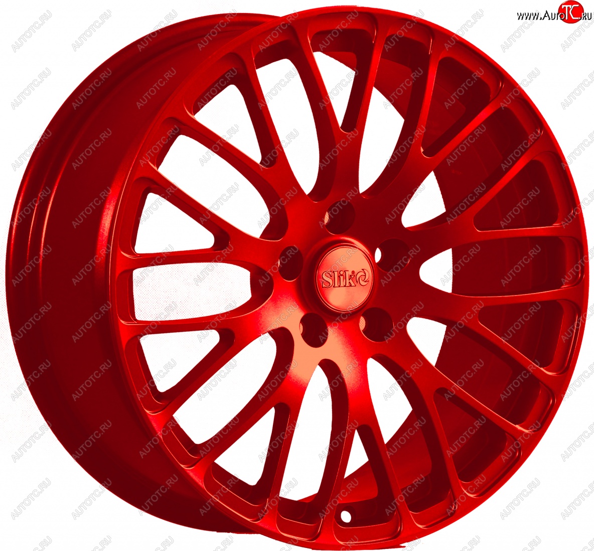 22 299 р. Кованый диск Slik Classic L-813 8.0x18   (Красный (RED))  с доставкой в г. Пермь