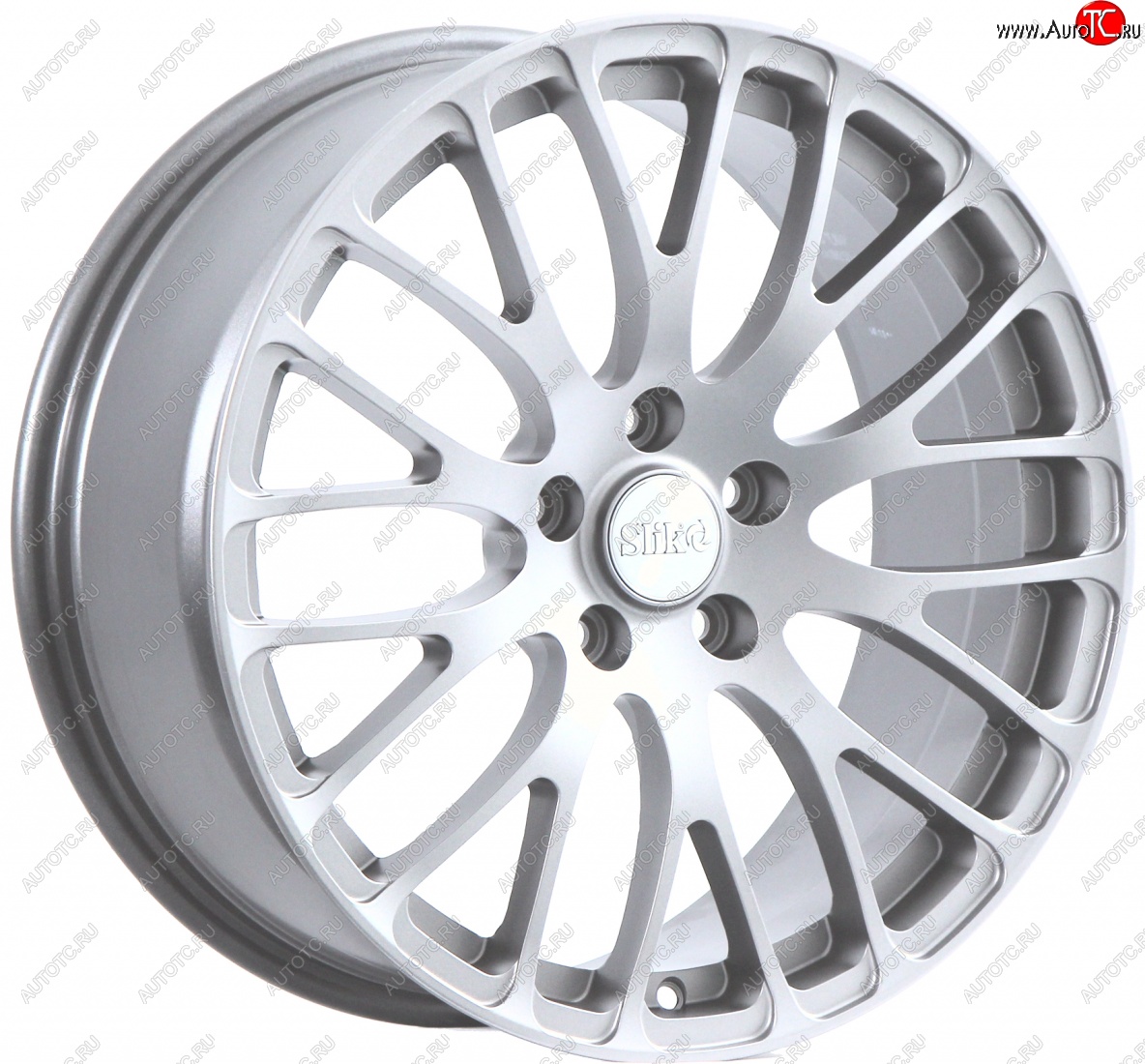 22 299 р. Кованый диск Slik Classic L-813 8.5x18   (Ярко блестящее серебро (HPB))  с доставкой в г. Пермь