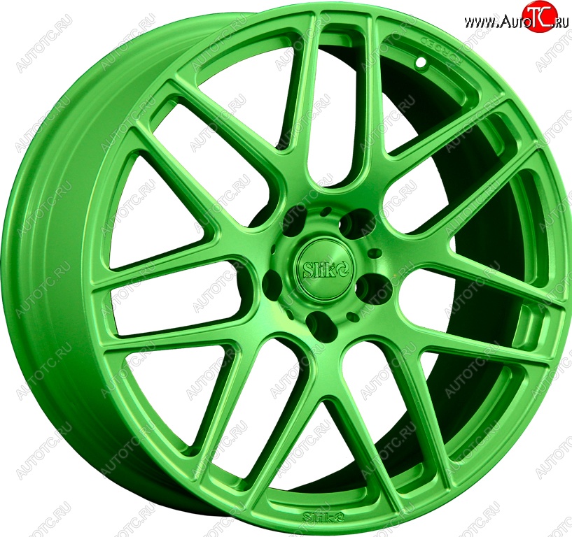 35 499 р. Кованый диск Slik PREMIUM L-815 8.0x18   (RAL 6038 ярко-зеленый (6038))  с доставкой в г. Пермь