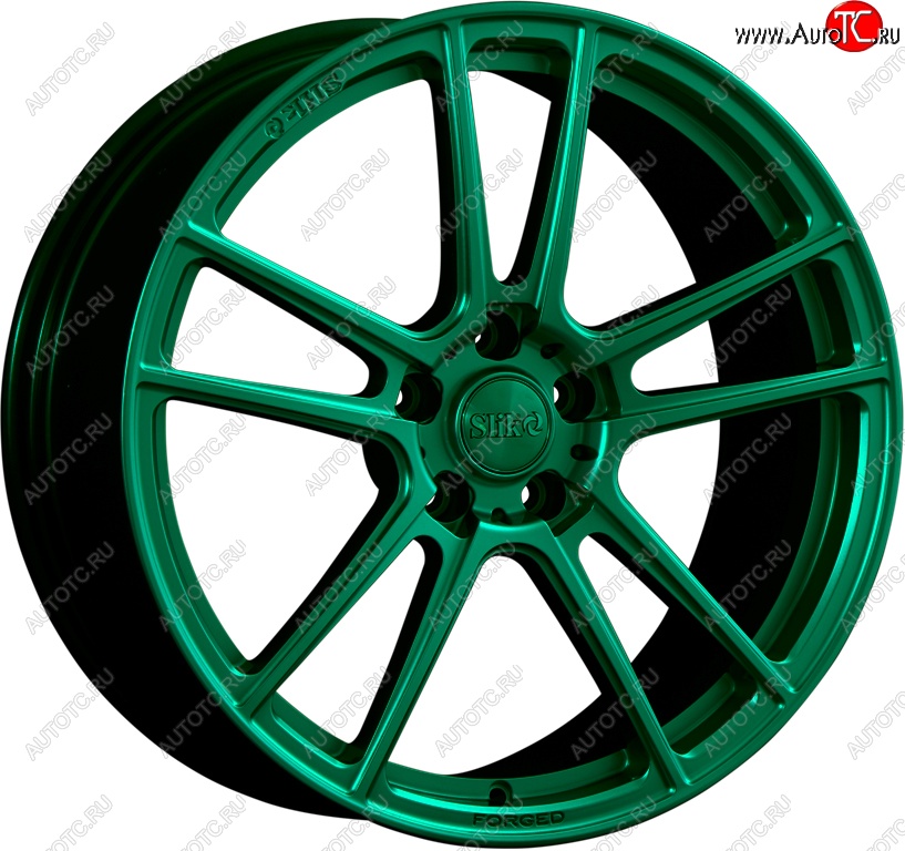 35 499 р. Кованый диск Slik PREMIUM L-817 8.0x18   (Candy изумрудно-зеленый (Candy Green))  с доставкой в г. Пермь