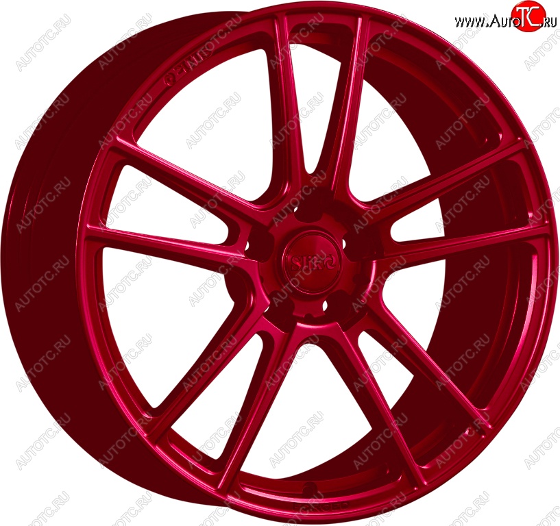35 499 р. Кованый диск Slik PREMIUM L-817 8.0x18   (Candy рубиновый (Candy RUBIN))  с доставкой в г. Пермь