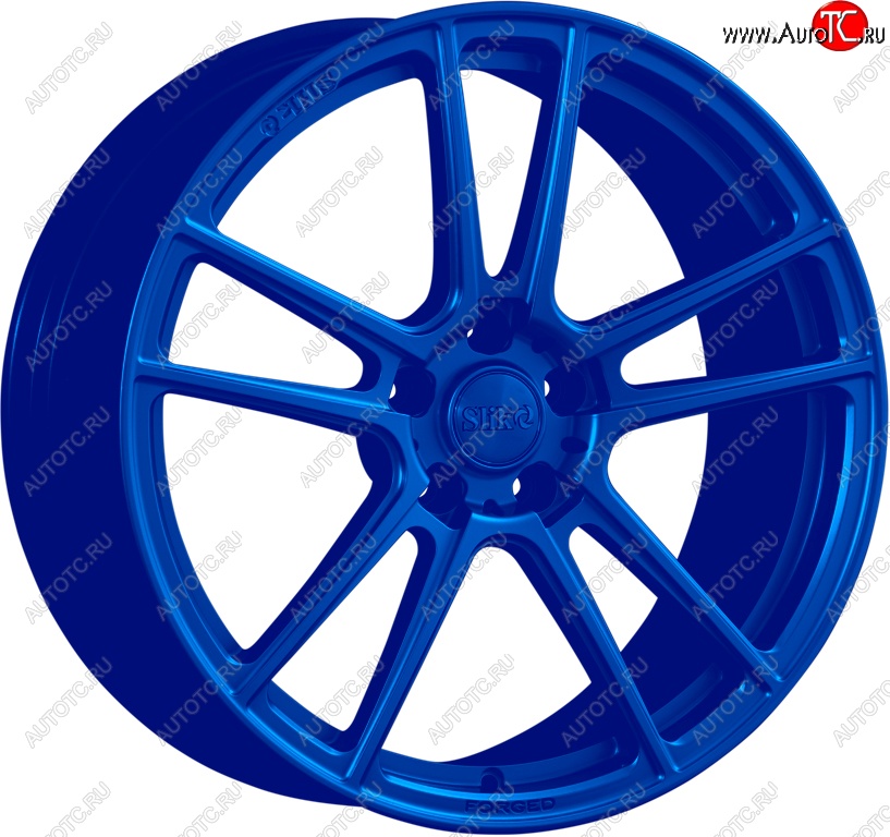 35 499 р. Кованый диск Slik PREMIUM L-817 8.0x18   (Candy синий (Candy BLUE))  с доставкой в г. Пермь