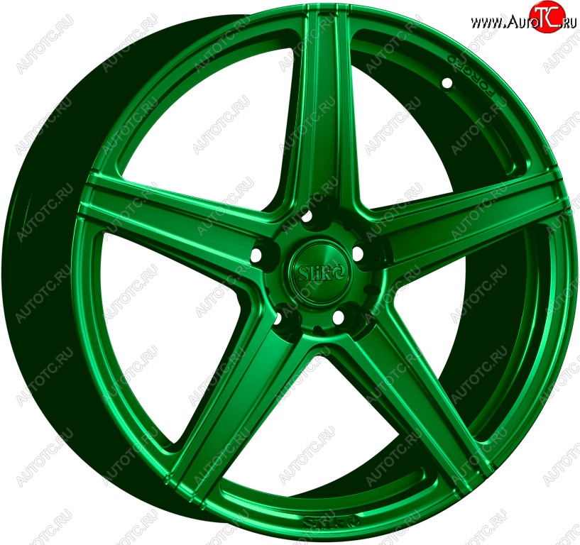 35 499 р. Кованый диск Slik PREMIUM L-819 8.0x18   (Зеленый (GREEEN))  с доставкой в г. Пермь
