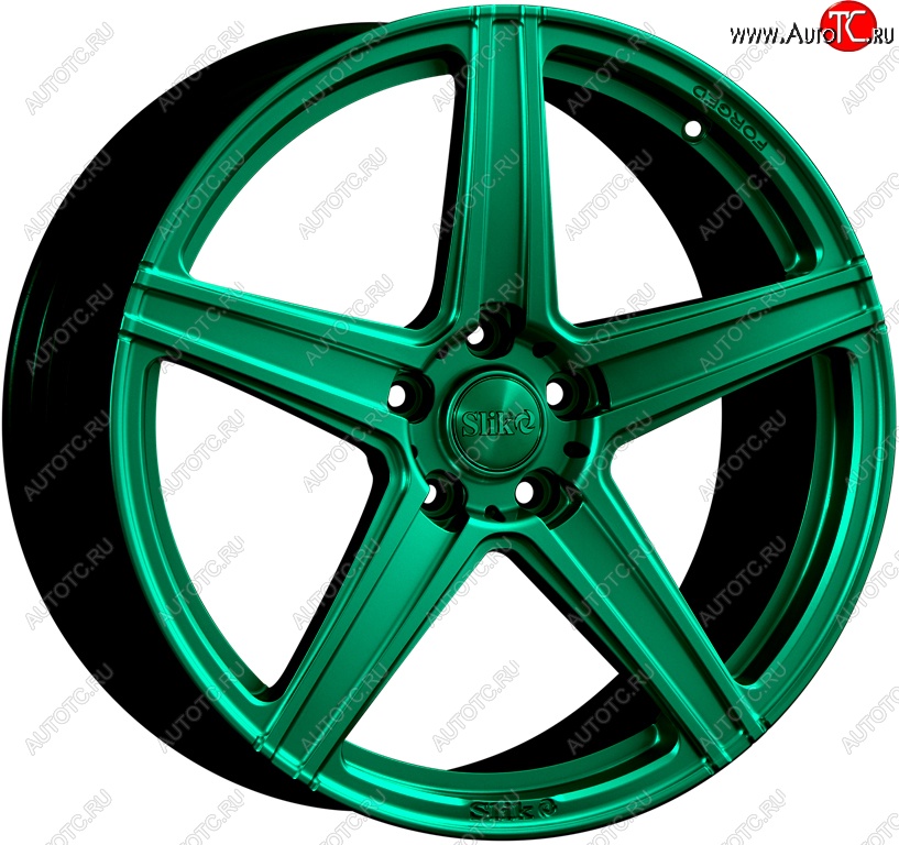 35 499 р. Кованый диск Slik PREMIUM L-819 8.0x18   (Candy изумрудно-зеленый (Candy Green))  с доставкой в г. Пермь