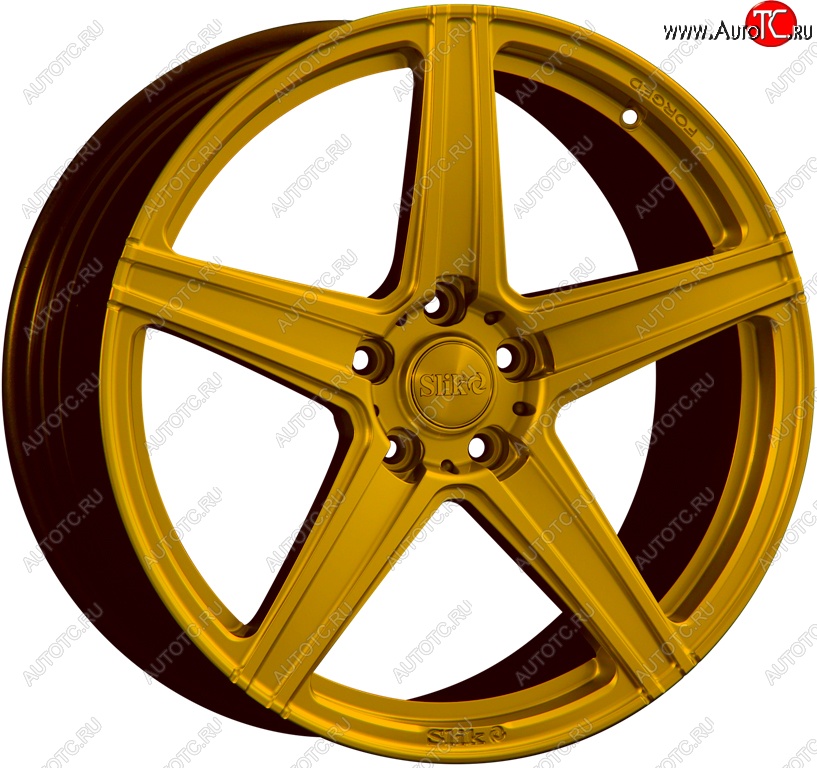 35 499 р. Кованый диск Slik PREMIUM L-819 8.5x18   (Ярко желтый RAL1021 (YELLOW))  с доставкой в г. Пермь