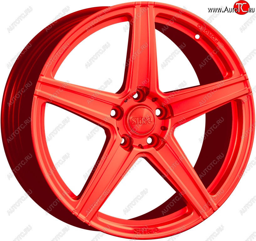 35 499 р. Кованый диск Slik PREMIUM L-819 8.5x18   (RAL 3026 ярко алый (3026))  с доставкой в г. Пермь