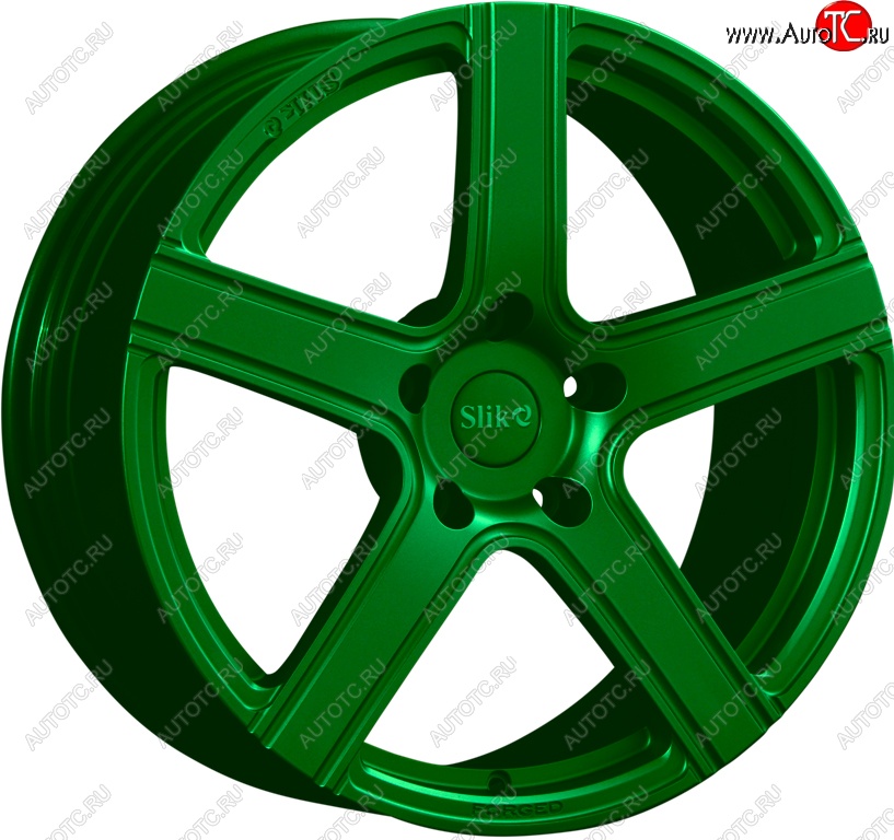 35 499 р. Кованый диск Slik PREMIUM L-822 8.5x18   (Зеленый (GREEEN))  с доставкой в г. Пермь