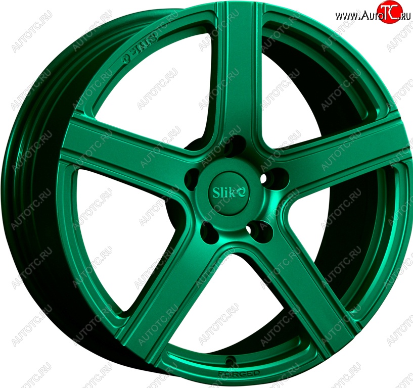 35 499 р. Кованый диск Slik PREMIUM L-822 8.5x18   (Candy изумрудно-зеленый (Candy Green))  с доставкой в г. Пермь