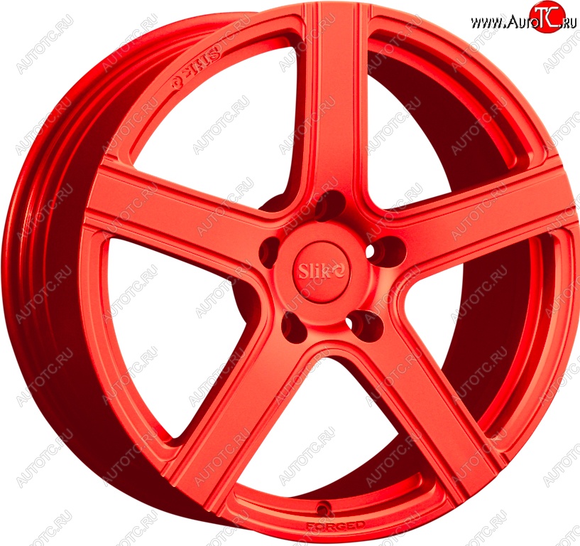 35 499 р. Кованый диск Slik PREMIUM L-822 8.5x18   (RAL 3026 ярко алый (3026))  с доставкой в г. Пермь