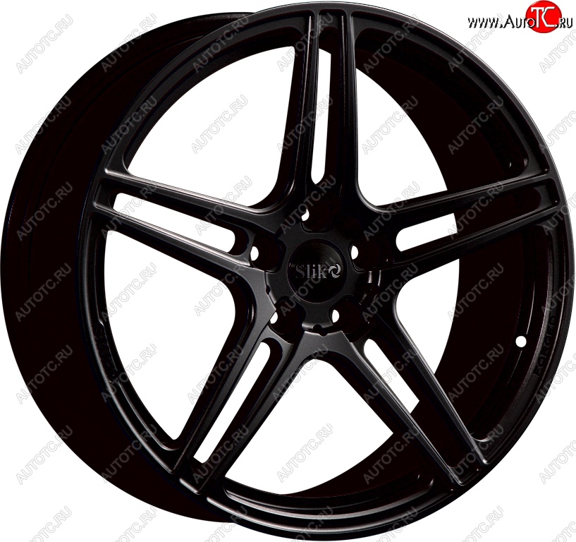 35 499 р. Кованый диск Slik PREMIUM L-824 8.0x18   (Черный глянцевый (BK))  с доставкой в г. Пермь