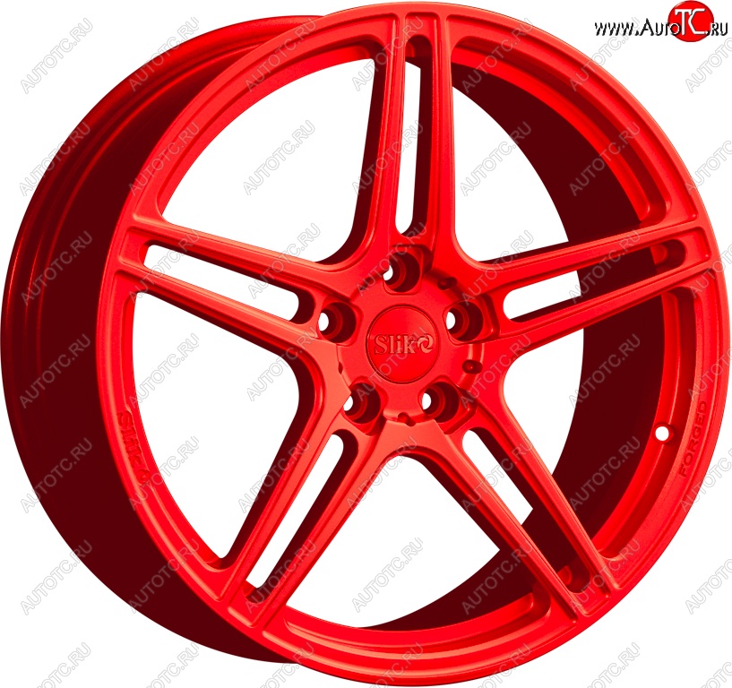 35 499 р. Кованый диск Slik PREMIUM L-824 8.5x18   (RAL 3026 ярко алый (3026))  с доставкой в г. Пермь