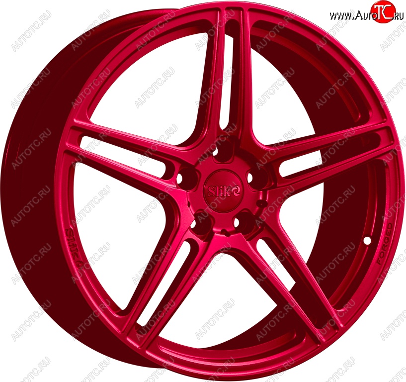 35 499 р. Кованый диск Slik PREMIUM L-824 8.5x18   (Candy рубиновый (Candy RUBIN))  с доставкой в г. Пермь