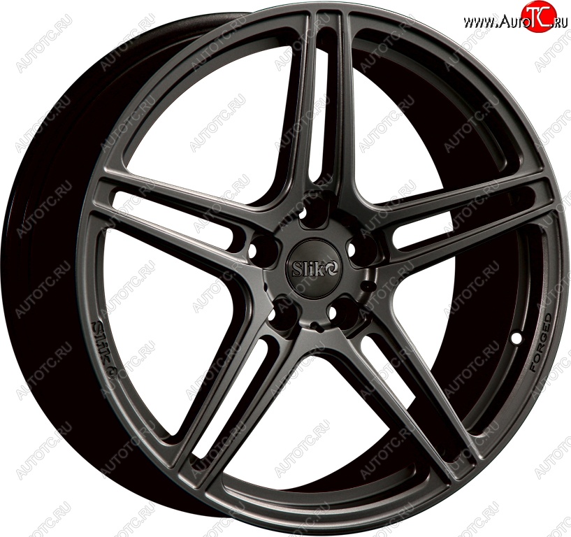 35 499 р. Кованый диск Slik PREMIUM L-824 8.5x18   (Темный хром (DC))  с доставкой в г. Пермь