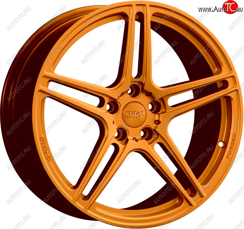 35 499 р. Кованый диск Slik PREMIUM L-824 8.5x18   (Candy медно-оранжевый матовый)  с доставкой в г. Пермь