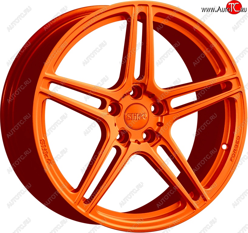 35 499 р. Кованый диск Slik PREMIUM L-824 8.5x18   (Ярко оранжевый (ORANGE))  с доставкой в г. Пермь