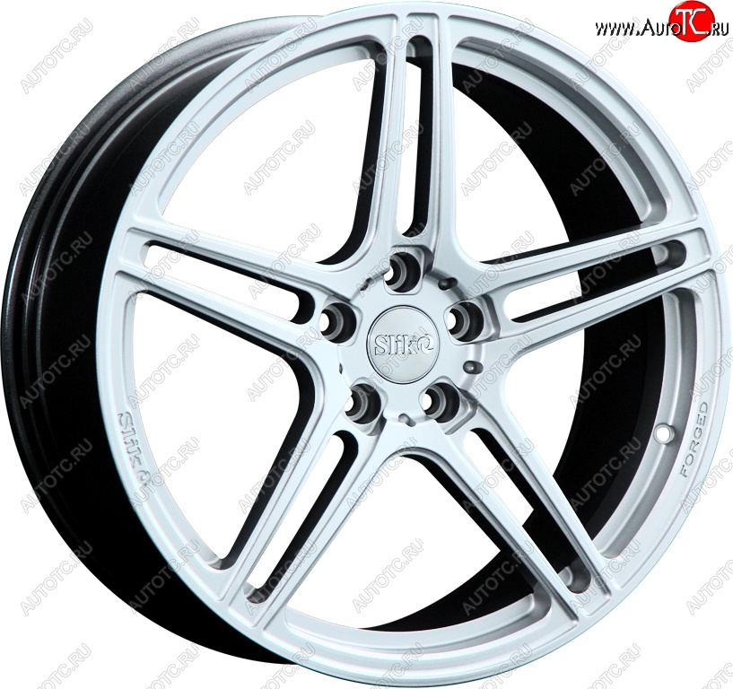 33 199 р. Кованый диск Slik PREMIUM L-824 8.5x18   (Ярко блестящее серебро (HPB))  с доставкой в г. Пермь