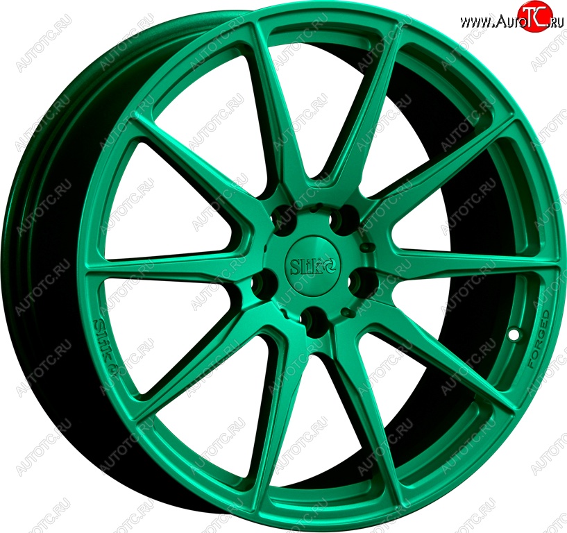 35 499 р. Кованый диск Slik PREMIUM L-826 8.0x18   (Candy изумрудно-зеленый (Candy Green))  с доставкой в г. Пермь