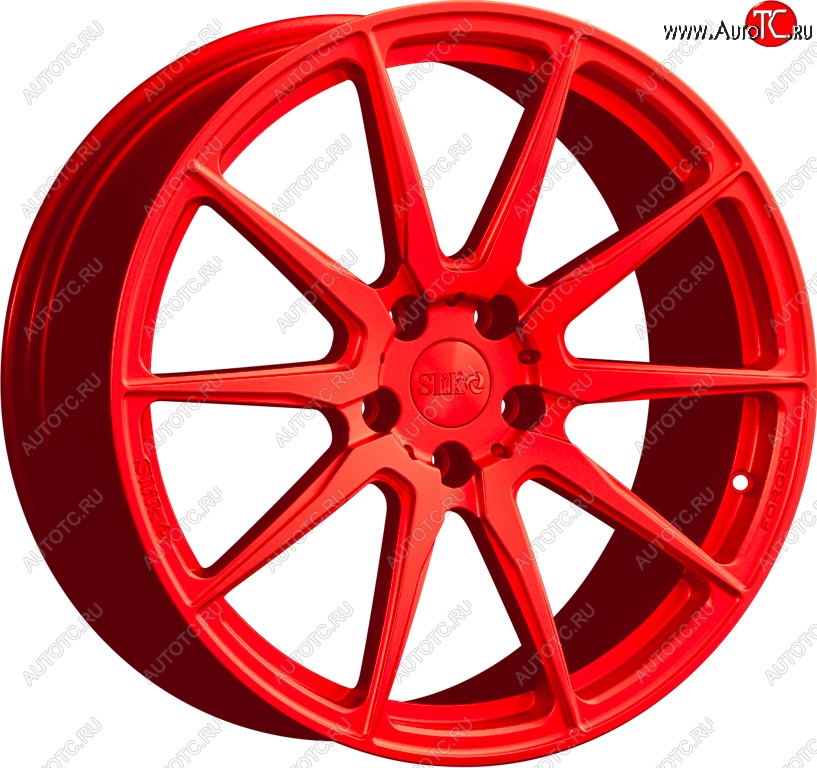 35 499 р. Кованый диск Slik PREMIUM L-826 8.0x18   (RAL 3026 ярко алый (3026))  с доставкой в г. Пермь