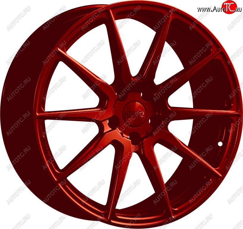 35 499 р. Кованый диск Slik PREMIUM L-826 8.0x18   (Candy красный (Candy RED))  с доставкой в г. Пермь