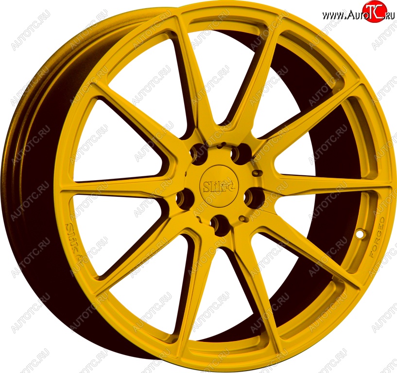 35 499 р. Кованый диск Slik PREMIUM L-826 8.0x18   (Ярко желтый RAL1021 (YELLOW))  с доставкой в г. Пермь