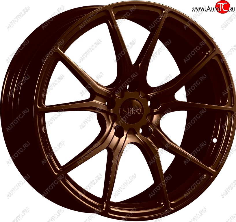 35 499 р. Кованый диск Slik PREMIUM L-827 8.0x18   (Коньячная бронза глянец (BRZCGN))  с доставкой в г. Пермь