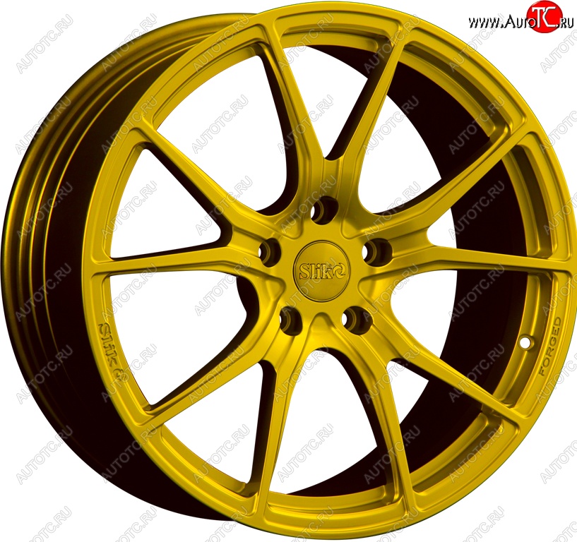 35 499 р. Кованый диск Slik PREMIUM L-827 8.0x18   (Ярко желтый RAL1021 (YELLOW))  с доставкой в г. Пермь