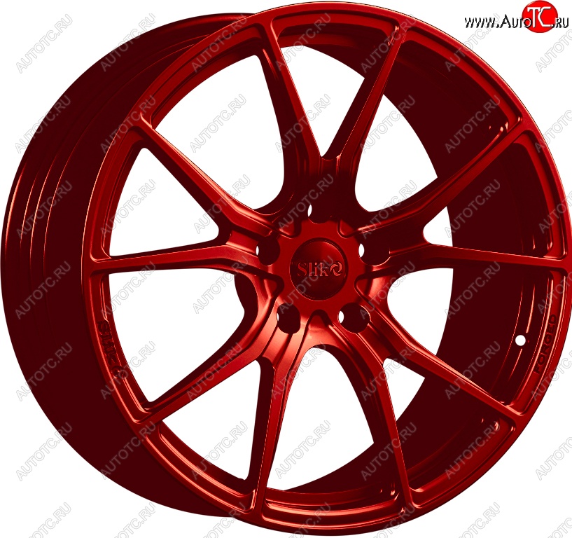 35 499 р. Кованый диск Slik PREMIUM L-827 8.0x18   (Candy алый)  с доставкой в г. Пермь