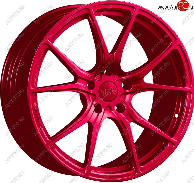 35 499 р. Кованый диск Slik PREMIUM L-827 8.0x18   (Candy рубиновый (Candy RUBIN))  с доставкой в г. Пермь