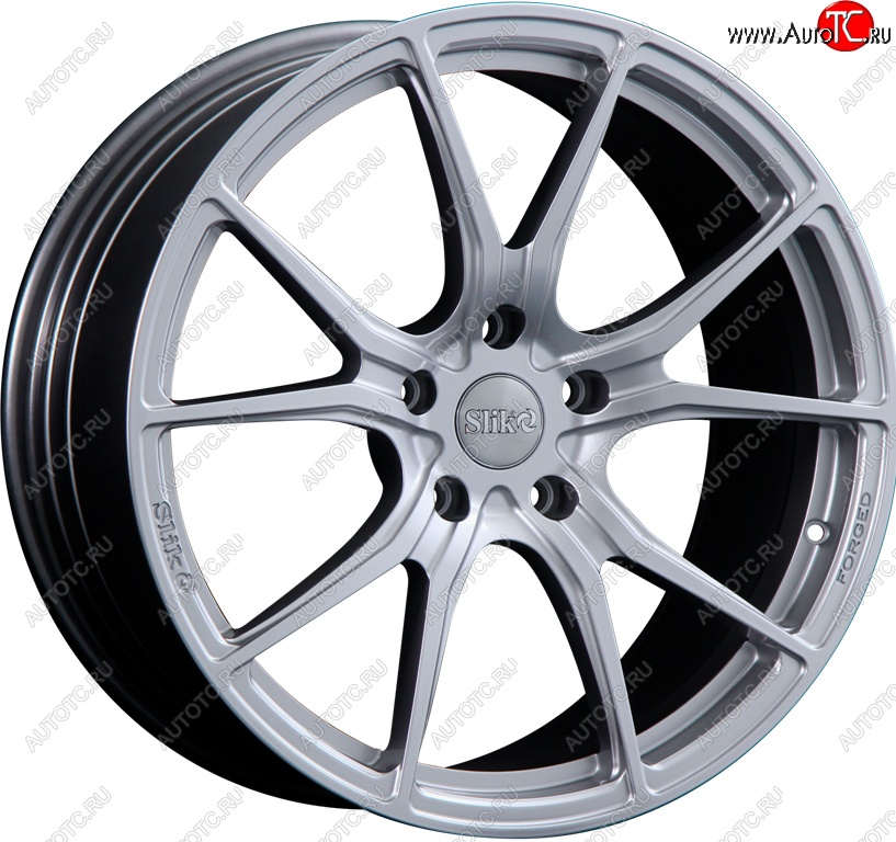 35 499 р. Кованый диск Slik PREMIUM L-827 8.0x18   (Графит глянцевый (GM))  с доставкой в г. Пермь