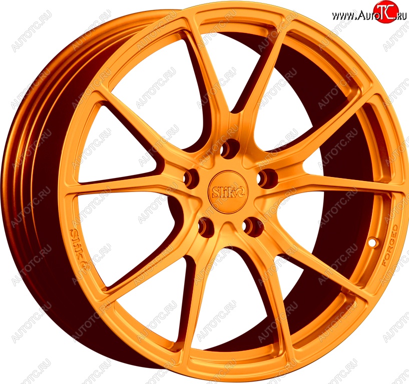 35 499 р. Кованый диск Slik PREMIUM L-827 8.0x18   (Candy медно-оранжевый глянцевый)  с доставкой в г. Пермь