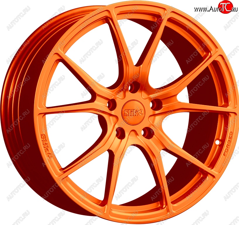 35 499 р. Кованый диск Slik PREMIUM L-827 8.0x18   (Ярко оранжевый (ORANGE))  с доставкой в г. Пермь