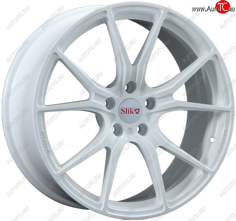 35 499 р. Кованый диск Slik PREMIUM L-827 8.0x18   (Белый (W))  с доставкой в г. Пермь
