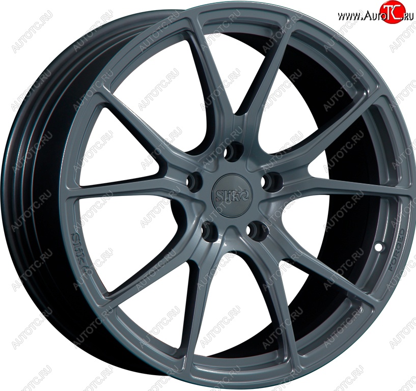 35 499 р. Кованый диск Slik PREMIUM L-827 8.5x18   (Матовый серый титан (TITAN))  с доставкой в г. Пермь