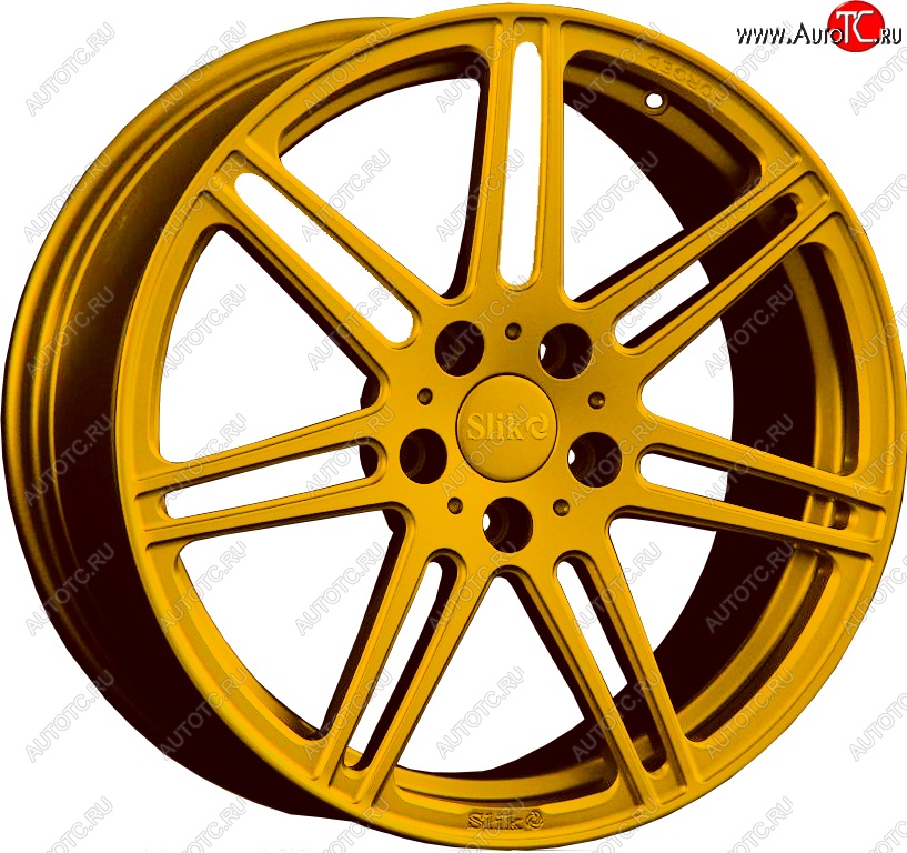 35 499 р. Кованый диск Slik PREMIUM L-828 8.0x18   (Ярко желтый RAL1021 (YELLOW))  с доставкой в г. Пермь
