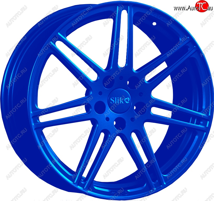 35 499 р. Кованый диск Slik PREMIUM L-828 8.0x18   (Candy синий (Candy BLUE))  с доставкой в г. Пермь