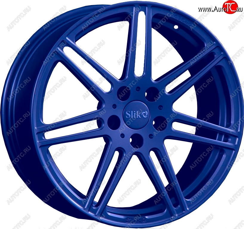 35 499 р. Кованый диск Slik PREMIUM L-828 8.0x18   (Синий (BLUE))  с доставкой в г. Пермь