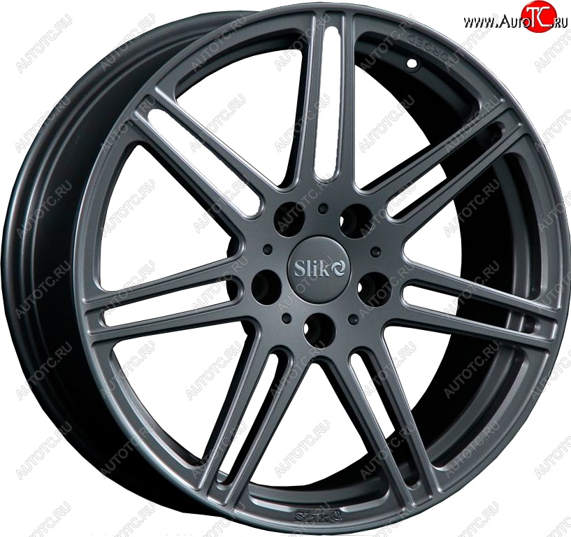 35 499 р. Кованый диск Slik PREMIUM L-828 8.0x18   (Графит глянцевый (GM))  с доставкой в г. Пермь