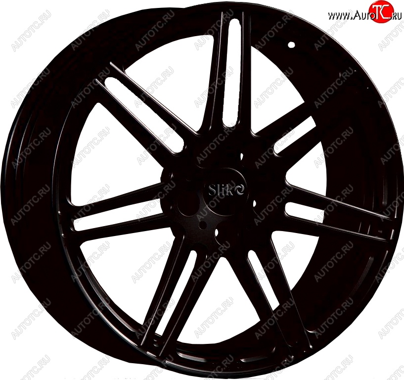 35 499 р. Кованый диск Slik PREMIUM L-828 8.0x18   (Черный глянцевый (BK))  с доставкой в г. Пермь
