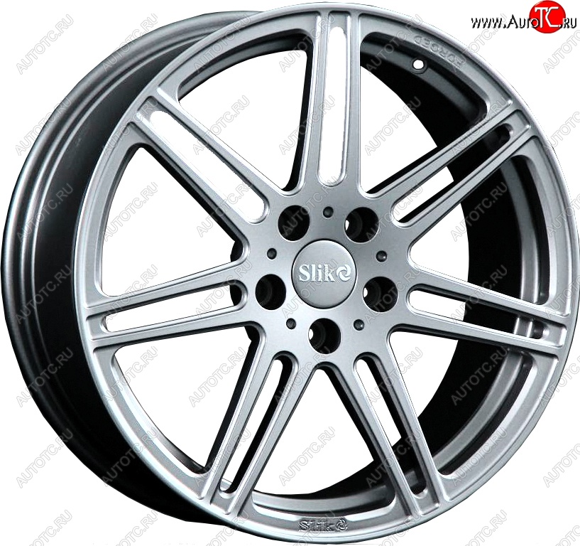 33 199 р. Кованый диск Slik PREMIUM L-828 8.0x18   (Ярко блестящее серебро (HPB))  с доставкой в г. Пермь
